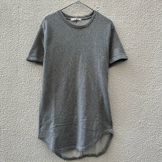 mnml ミニマル Mサイズ Tシャツ ロング丈 半袖 グレー