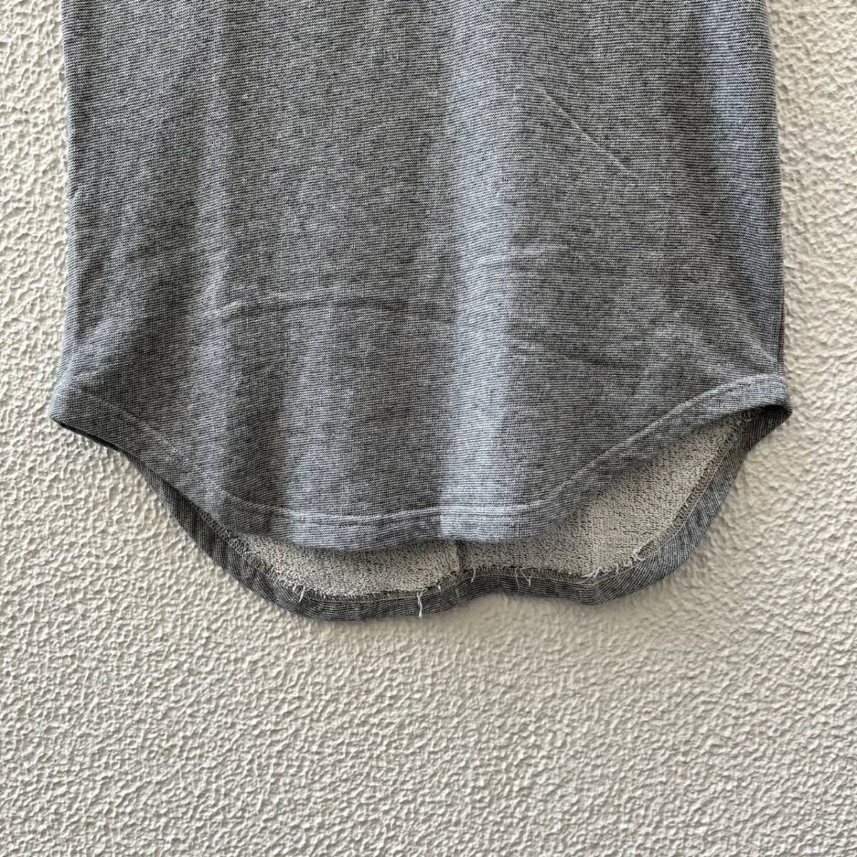 mnml ミニマル Mサイズ Tシャツ ロング丈 半袖 グレー
