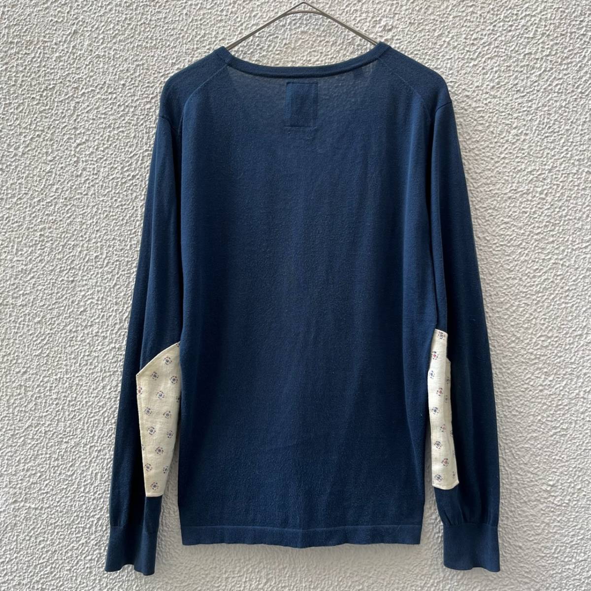 VISVIM ビズビム サイズ2 コットン カーディガン ネイビー