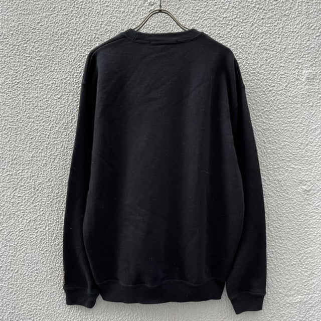 STUD MUFFIN スタッドマフィン サイズ3 スウェット 加工プリント NEVER MIND ブラック