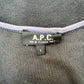 A.P.C. アーペーセー サイズ1 ラグラン Tシャツ 半袖 切替 ブラック ハープル