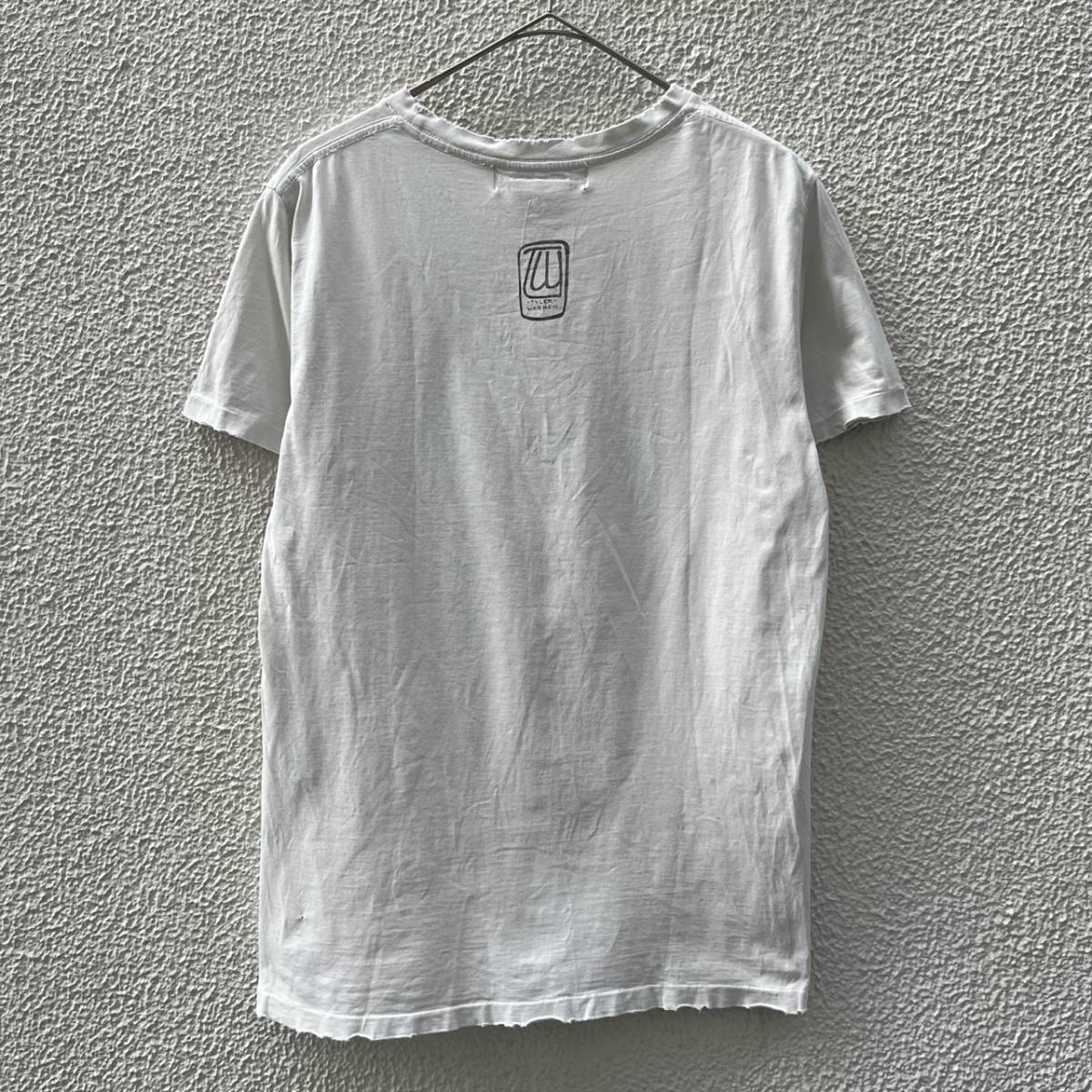 REMI RELIEF レミレリーフ Sサイズ Tシャツ 半袖 プリント カラベラ ホワイト