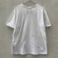 N°21 ヌメロヴェントゥーノ Mサイズ Tシャツ プリント 半袖 ダメージ加工 ホワイト