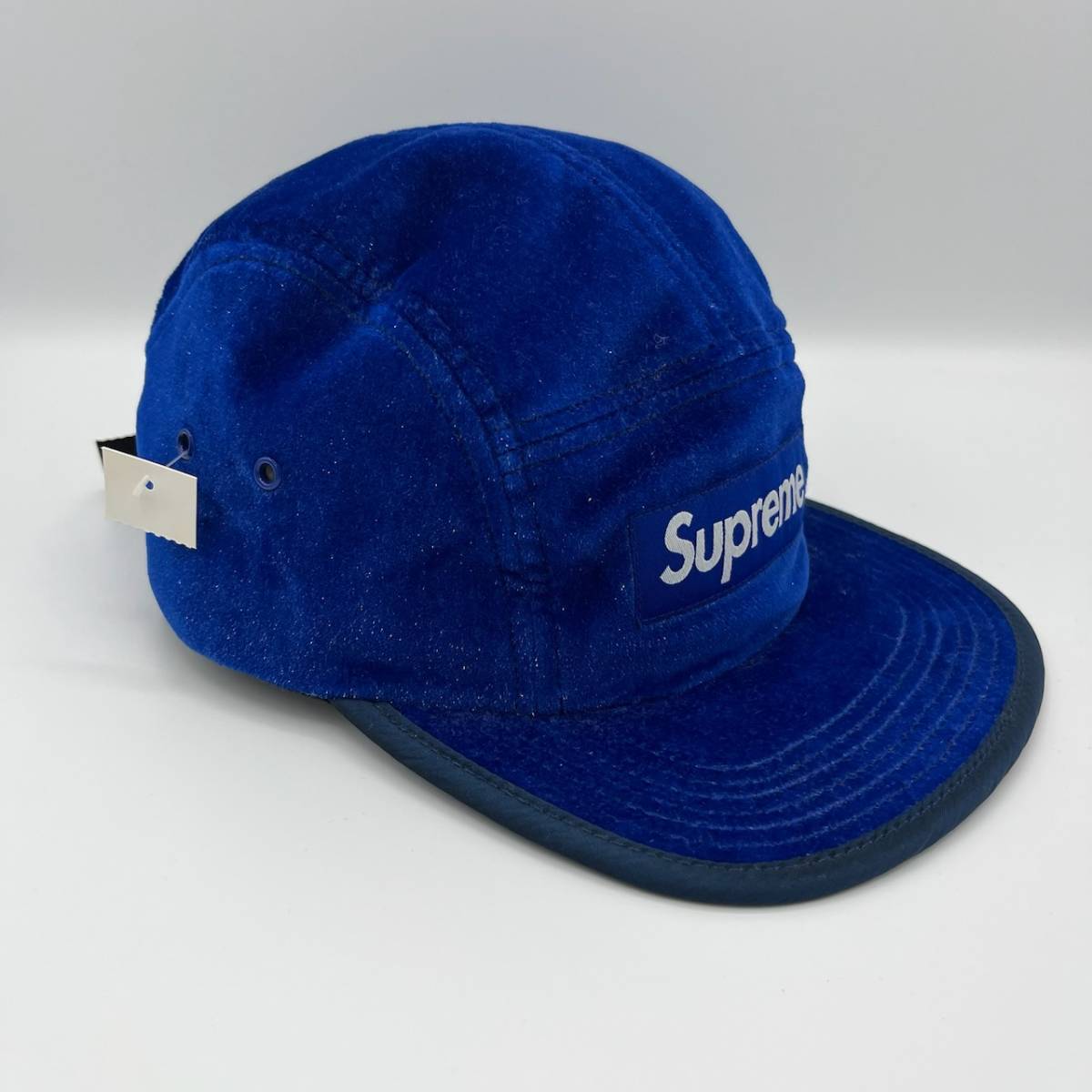 新品 Supreme シュプリーム ボックスロゴ キャップ 帽子 ベロア ラメ