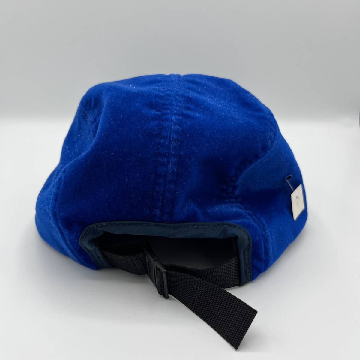 新品 Supreme シュプリーム ボックスロゴ キャップ 帽子 ベロア ラメ ブルー