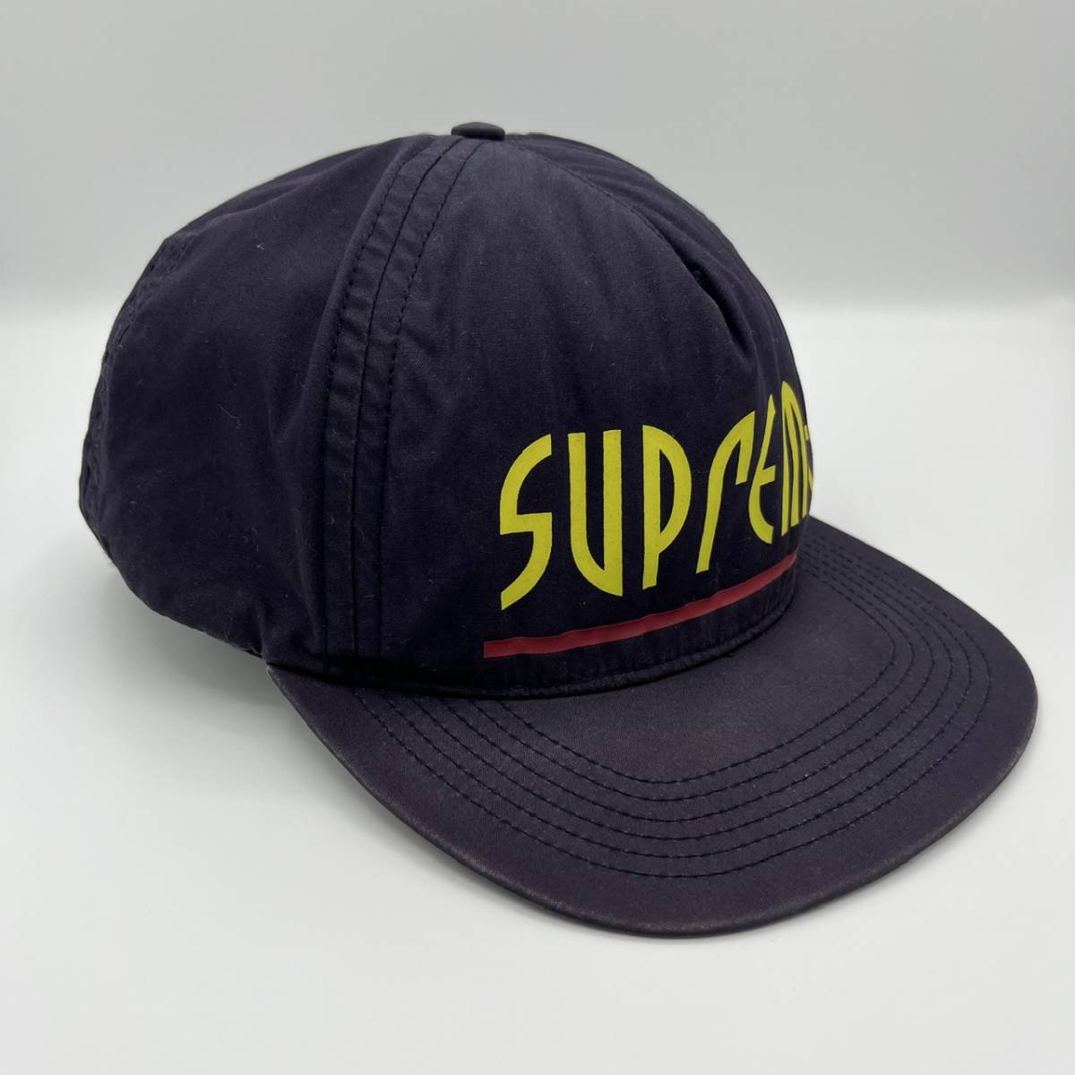 Supreme シュプリーム ロゴ キャップ 帽子 パープル