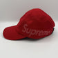 Supreme シュプリーム サイドロゴ キャップ 帽子 スポーツキャップ レッド