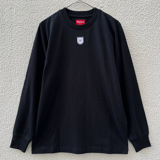 新品 Supreme シュプリーム Sサイズ ロングスリーブTシャツ ロゴ ロンT ブラック