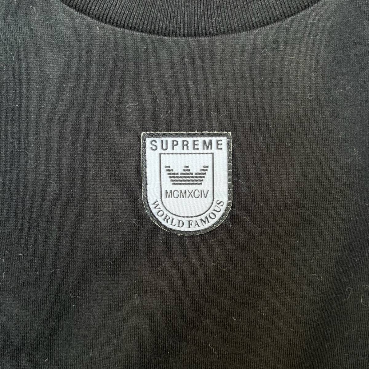 新品 Supreme シュプリーム Sサイズ ロングスリーブTシャツ ロゴ ロンT ブラック