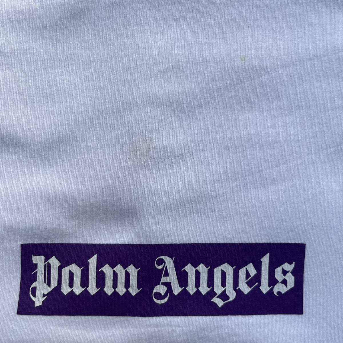 Palm Angels パームエンジェルス XLサイズ Tシャツ ボックスロゴ ロゴ 半袖 ホワイト