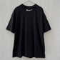 新品 mintcrew ミントクルー XLサイズ Tシャツ ネック ロゴ ワンポイント 半袖 ブラック