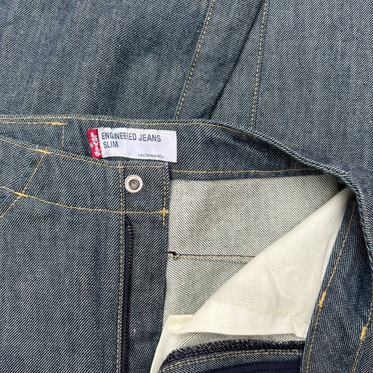 Levi’s リーバイス W27 ENGINEERED JEANS エンジニアジーンズ デニムパンツ 立体裁断 スリム