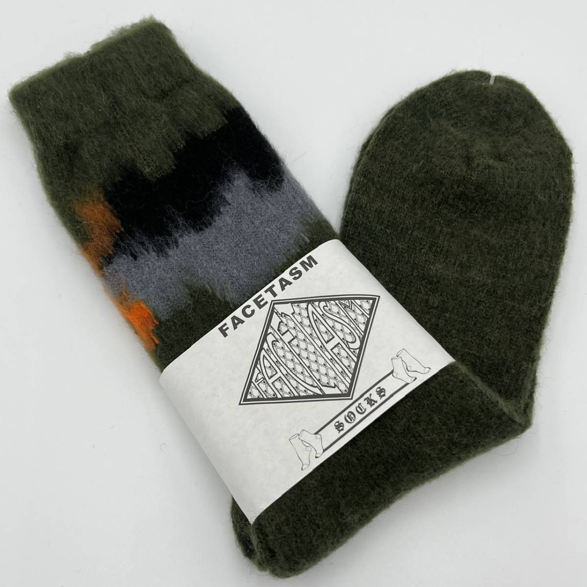 新品 FACETASM ファセッタズム MOHAIR SOCKS モヘアソックス