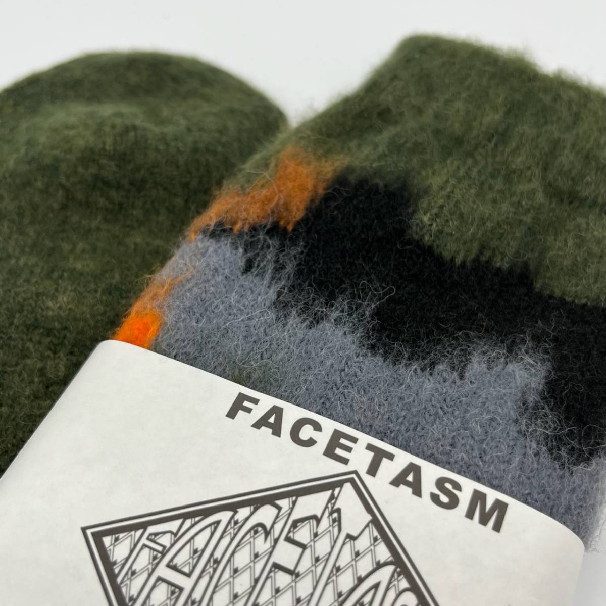 新品 FACETASM ファセッタズム MOHAIR SOCKS モヘアソックス 靴下 グリーン