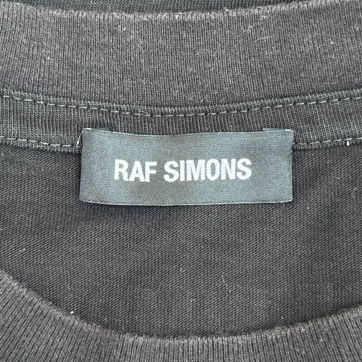 RAF SIMONS ラフシモンズ XSサイズ TOUR CREWNECK ツアークルーネック Tシャツ ブラック