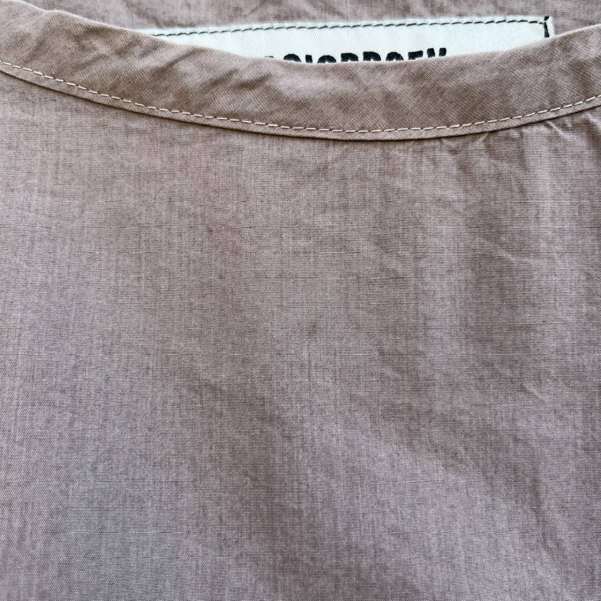 BASISBROEK バージスブルック サイズ2 REMI Tシャツ 半袖 コットンシルク ベージュ