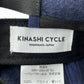 KINASHI CYCLE 木梨サイクル フェルトキャップ ロゴ 耳当て 帽子 ネイビー