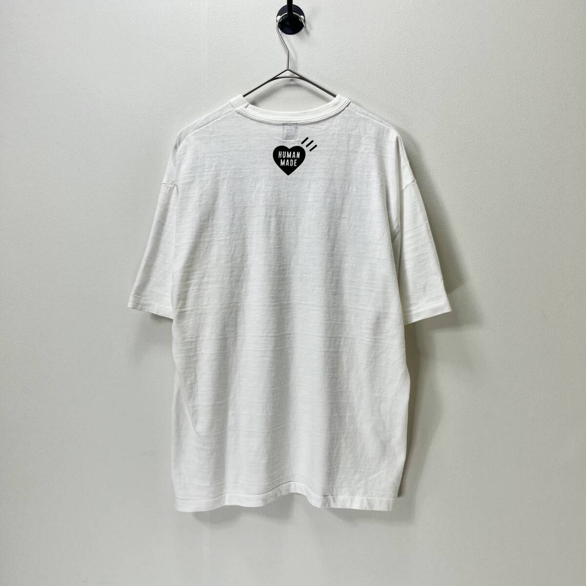 HUMAN MADE ヒューマンメイド XLサイズ ハートロゴ Tシャツ フロントロゴ 半袖シャツ ホワイト