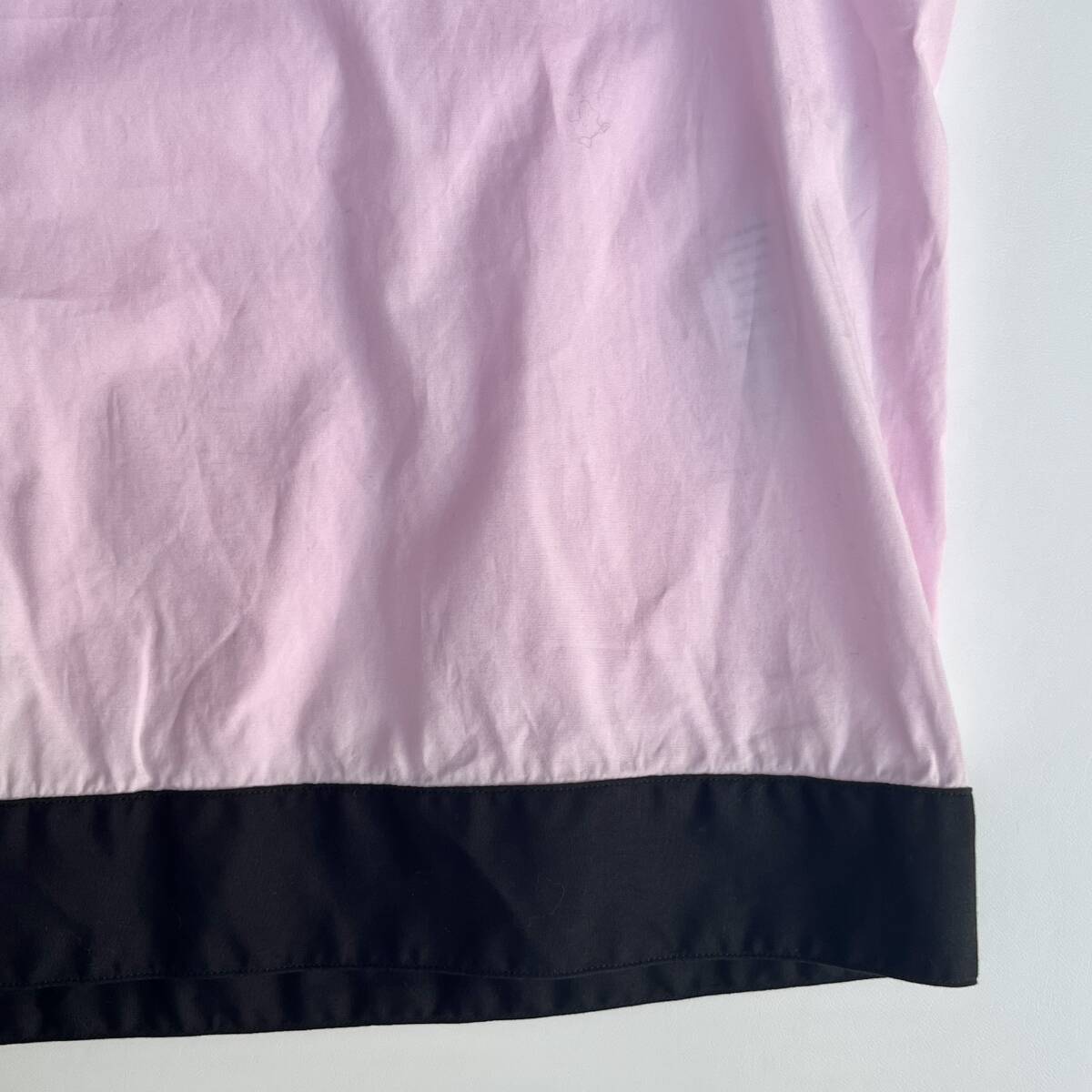 DSQUARDE2 ディースクエアード サイズ50 ボーリングシャツ ロゴ 刺繍 半袖シャツ 開襟シャツ ピンク
