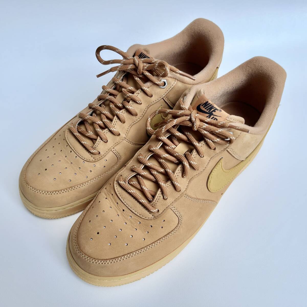 NIKE ナイキ AIR FORCE 1 エアフォース1 US11 29cm 07 WB Flax/Wheat フラックス ウィート ローカット スニーカー ブラウン