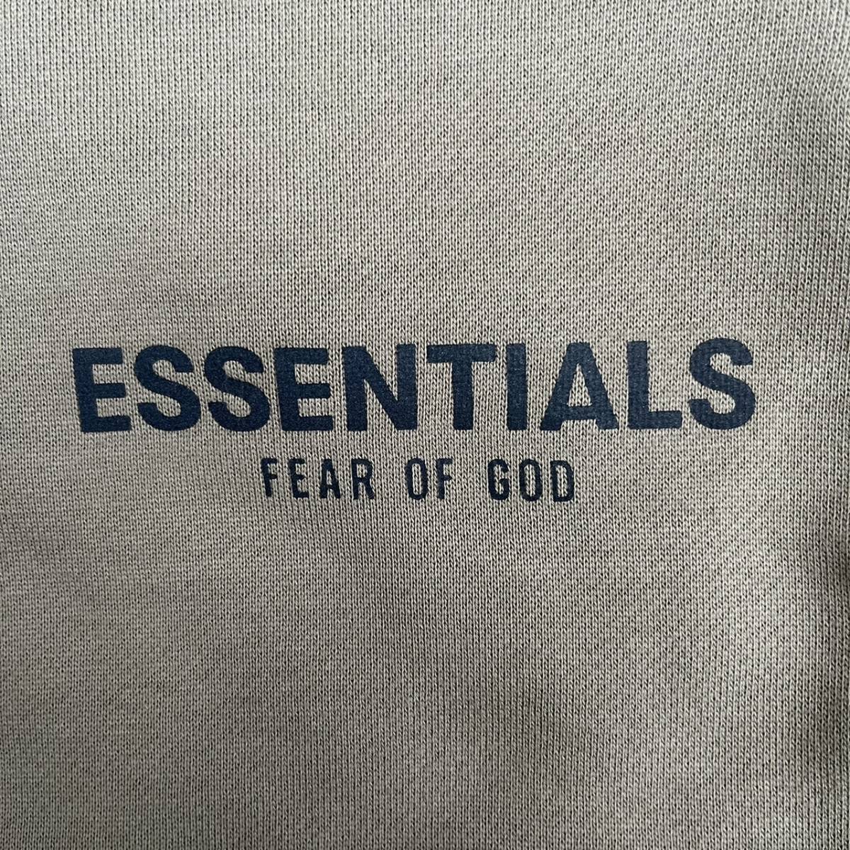 新品 FOG Fear Of God Essentials フィアオブゴッド エッセンシャルズ Mサイズ LOGO ショーツ ハーフパンツ オリーブ Olive