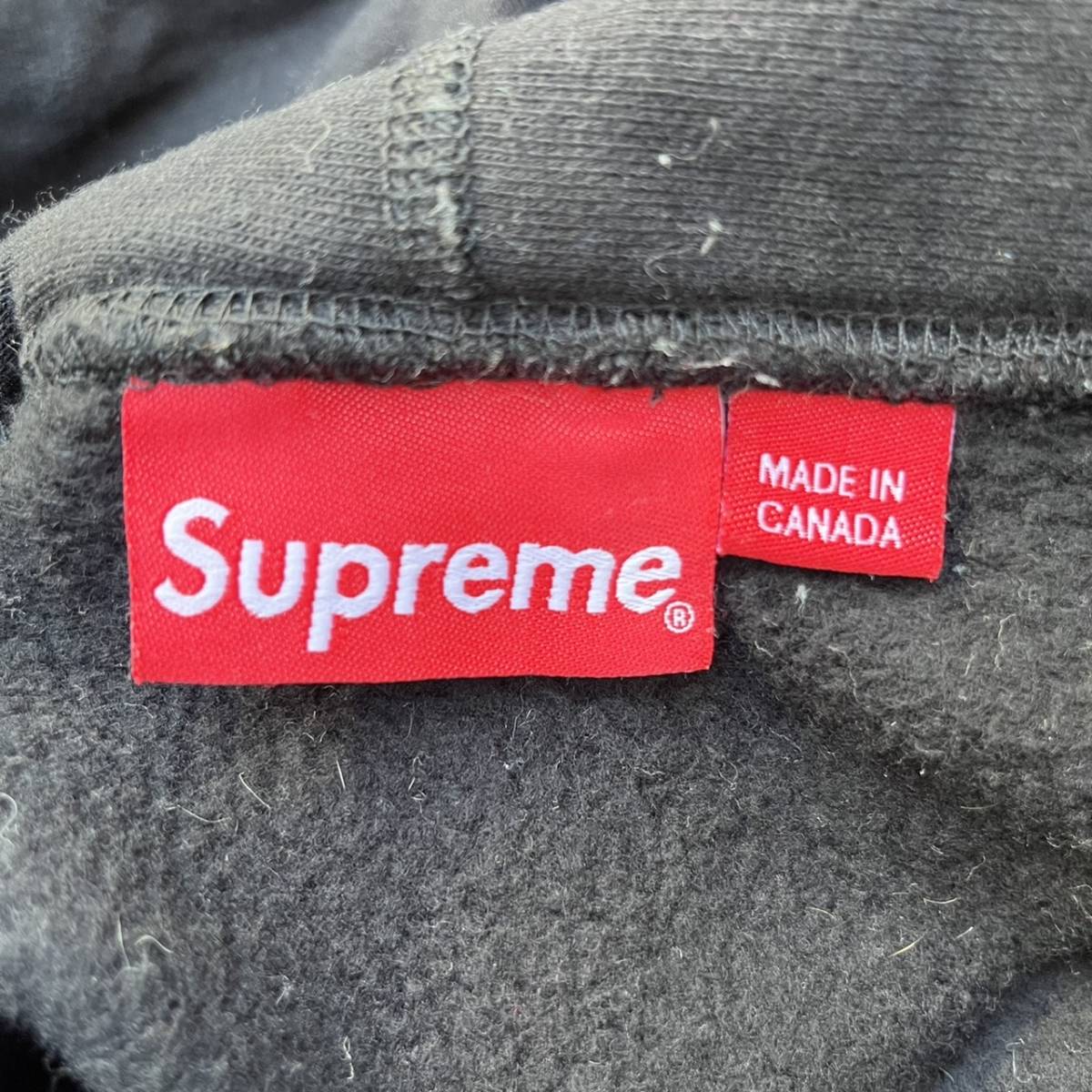 ブラックsupreme BOX logo パーカー　ブラック　SIZE:S シュプリーム