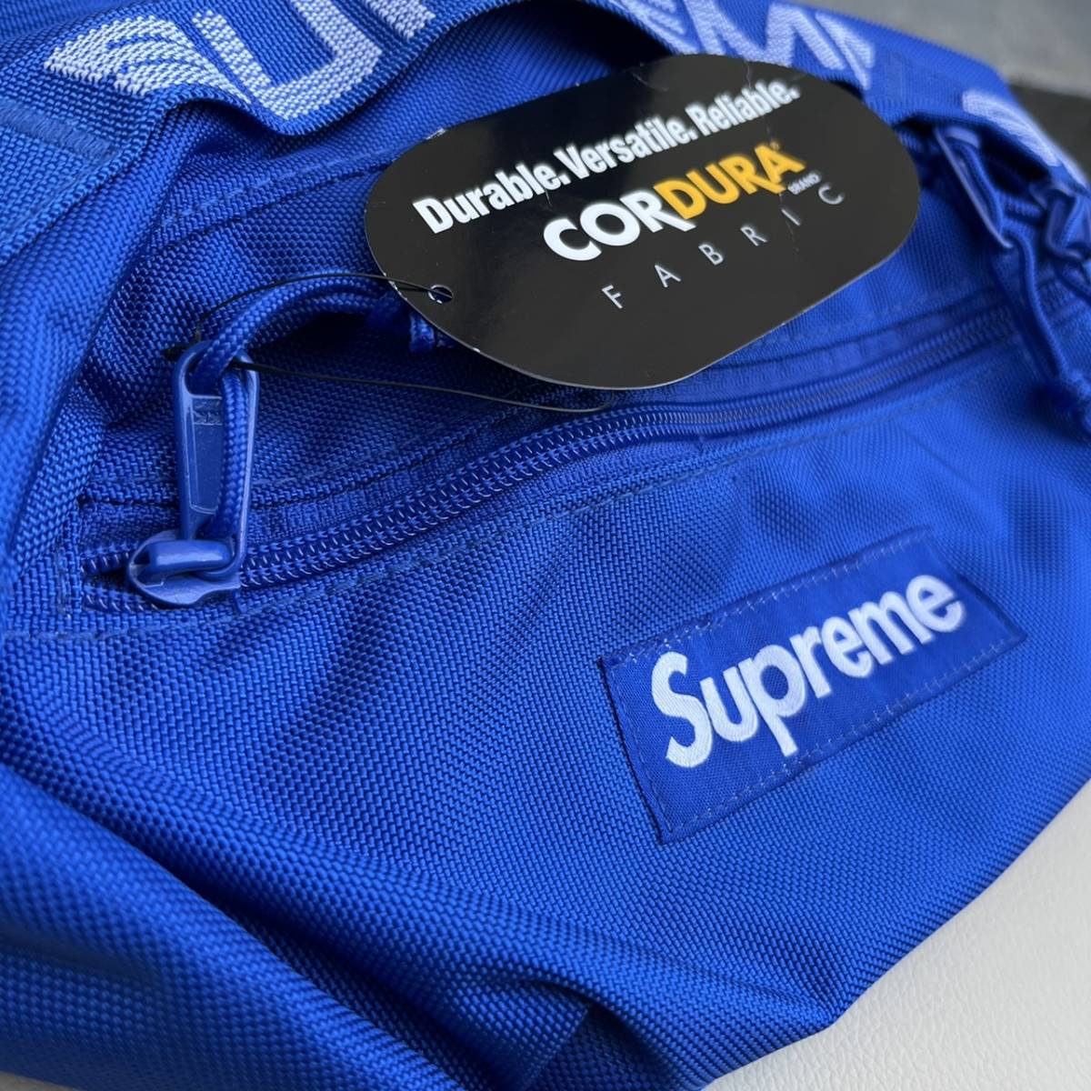 新品 SUPREME シュプリーム Waist Bag ROYAL ウエストバッグ ポーチ ブルー タグ付き