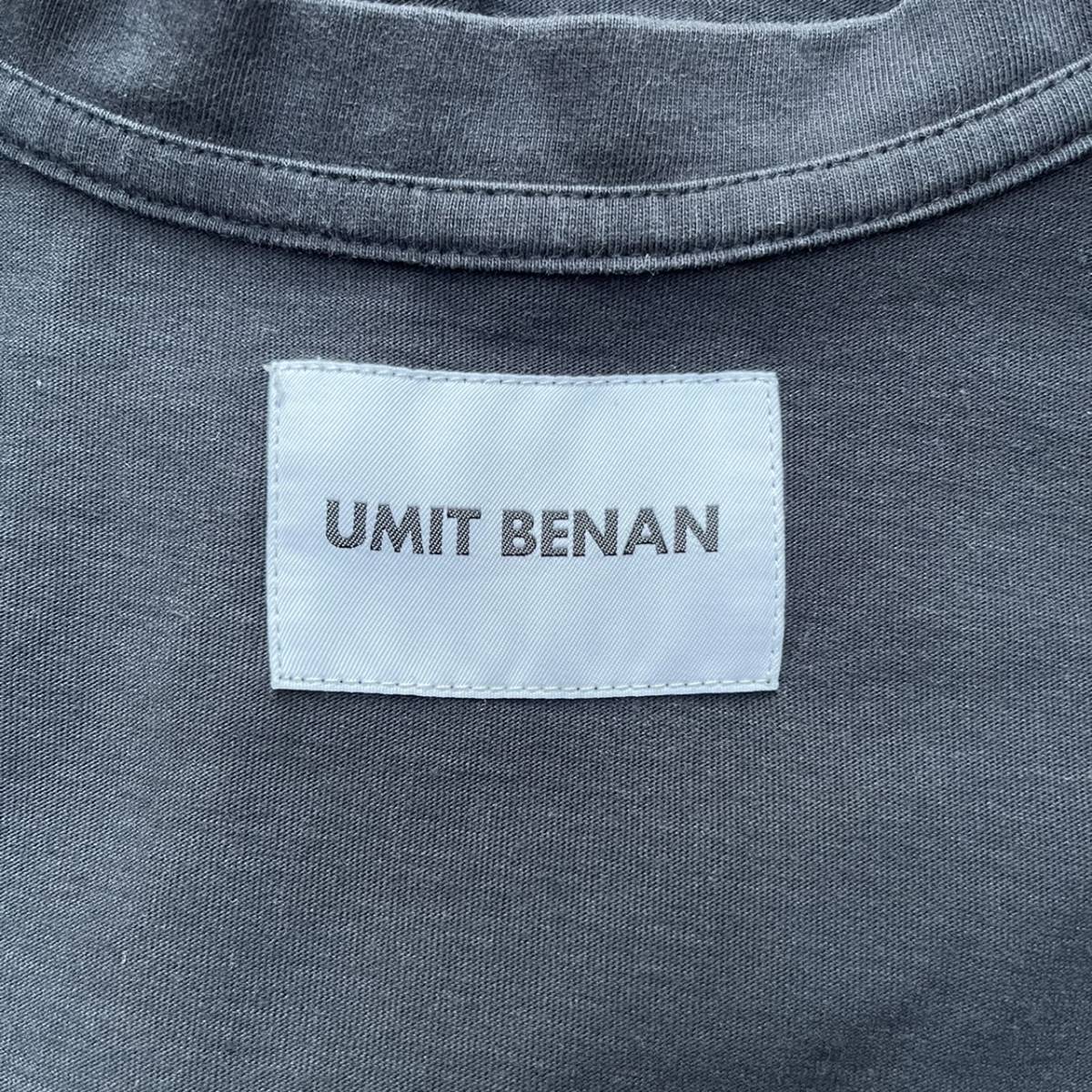 UMIT BENAN ウミットベナン XSサイズ ビックポケット Tシャツ ブラック 無地