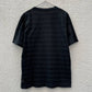 the POOL aoyama ザプールアオヤマ Mサイズ Tシャツ ロゴ ボーダー ブラック 藤原ヒロシ フラグメント