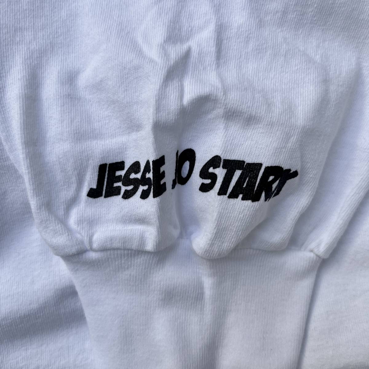 新品 新品 JESSE JO STARK ジェシージョースターク XXLサイズ DEADLY DOLL ロングスリーブTシャツ プリント ホワイト クロムハーツ