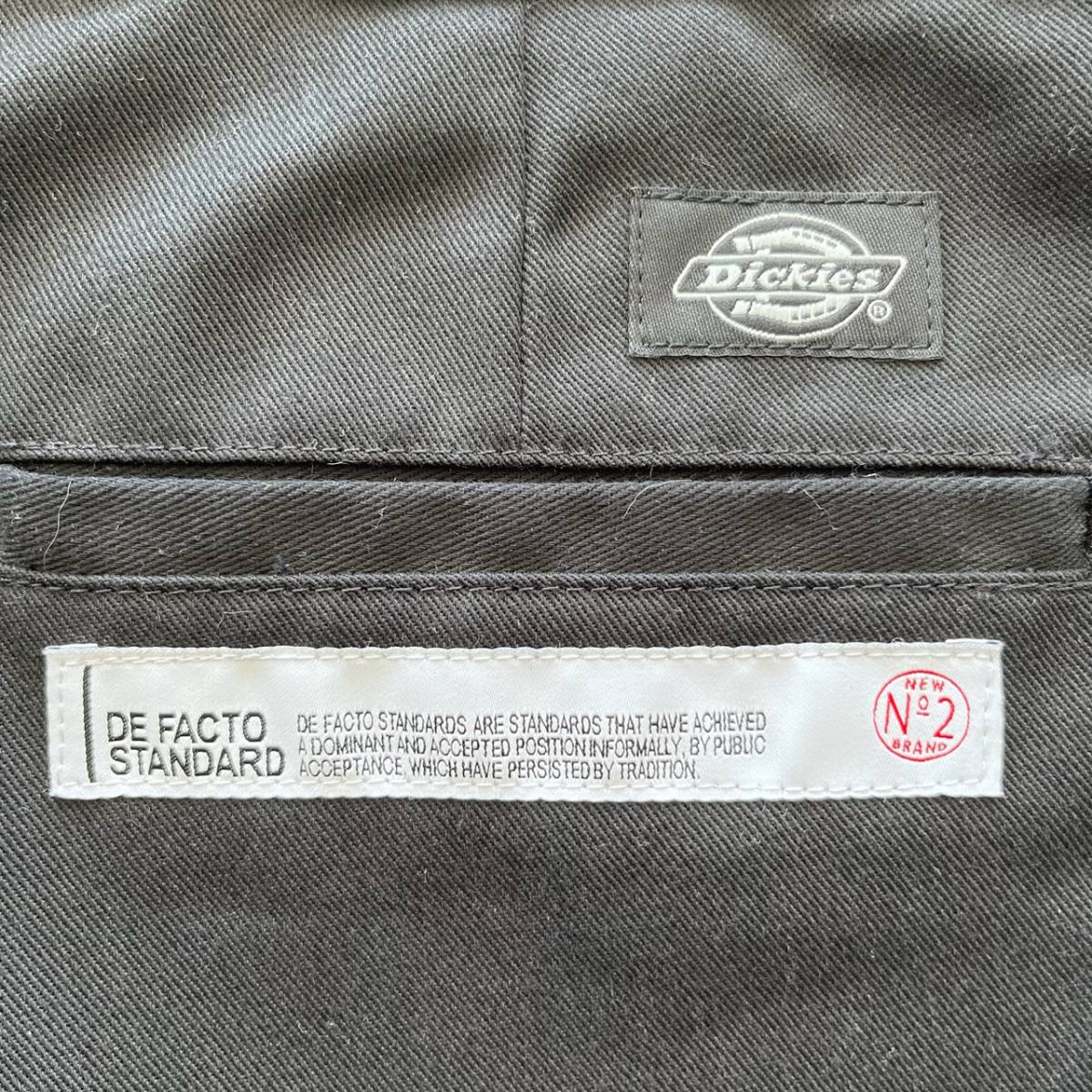 BEDWIN & THE HEARTBREAKERS ベドウィンザハートブレイカーズ × Dickies ディッキーズ サイズ2 クロップドパンツ  チノパン ブラック