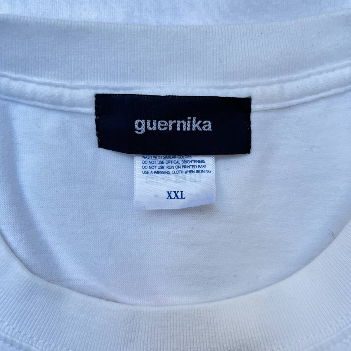 guernika ゲルニカ XXLサイズ ハンドペイント Tシャツ シンプソンズ ホワイト
